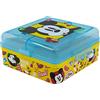 Stor Sandwich Box Mickey Mouse Bimbi in plastica, senza BPA, lavabile e riutilizzabile, con un multi scomparto