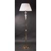 Piantana lampada da terra classica in cristallo oro design swarovsky coll. cipro