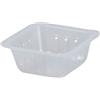 GUILLIN btfp40 Cartone Vaschetta charcutière Traslucido, Plastica, Trasparente, 6,3 x 6,3 x 2,5 cm