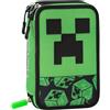 Franco Cosimo Panini Astuccio 3 zip completo Scuola Minecraft Pixel - Nuova Collezione 2025/2026
