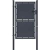 vidaXL Cancello per Giardino in Acciaio 100x150 cm Antracite