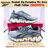 Reebok Zig Dynamica Str grigio giallo gesso 100209976 taglia uomo