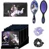 CERDÁ LIFE'S LITTLE MOMENTS - Set di bellezza Disney Villain - Nero - Set completo - Include spazzola, 2 codini per capelli e astuccio - Prodotto originale
