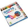 GIOTTO Supermina - Astuccio da 24 Matite a Pastello Colorate, 3.8mm