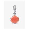 Pandora Charm Pandora Pendente Doppio Conchiglia Color Corallo 792290C01 Ciondolo
