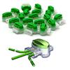 RASENFREUND 20 x connettori per cavi con riempimento grasso, morsetti di collegamento, cavo di limitazione, robot tosaerba compatibile con GARDENA/BOSCH/HUSQVARNA/WORX/HONDA/ROBOMOW/iMow
