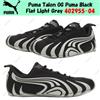 Puma Talon OG Puma nero piatto grigio chiaro 402955-04 taglia uomo