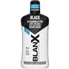 Blanx, Collutorio Sbiancante Black, per Igiene Orale, 500 ml | Colluttorio Antimacchia e Sbiancante, Con Licheni Artici Naturali, Zinco PCA e Carboni Attivi 100% Naturali, Ripara-Smalto