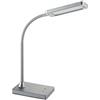 Alco-Albert - Lampada da scrivania a LED Argento 24 LED 8 Watt
