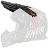 O'NEAL | Ricambi Casco Motocross | Enduro Moto | Ricambio Visiera 5SRS Casco Vandal | Ricambio Visiera 5SRS VANDAL Casco | Verde Rosso | Taglia unica