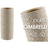 G PORTA OMBRELLI 50*23CM CERAMICA STILE ARTISTICO DELUXE TONDO STUDIO BIANCO