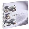 Hama Album fotografico a spirale Relax (Album ricordi vacanze, compleanni, battesimo, 28x24 cm, 50 pagine bianche da personalizzare e incollare, fino a 100 foto da 10 x 15 cm) Multicolore Just Relax