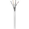 Goobay 95693 Rotolo da 305 metri di cavo di rete CAT 6, S/FTP (PiMF), grigio - miscela di rame CCA, AWG 26/7 (a trefoli)