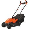 BLACK+DECKER,RASAERBA 1200 W, LARGHEZZA TAGLIO 32 CM, 3 ALT. TAGLIO 20-40-60 MM, E-DRIVE, CAPACITA' CESTO 35 L, IMPUGNATURA VERSIONE BIKE. BEMW451BH-QS