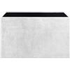 Sagebrook Home Fioriera in metallo, bianco, 90 cm di lunghezza x 12 cm di larghezza x 60 cm di altezza