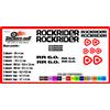 adesivi bici - 18 adesivi Rockrider - stickers Rockrider