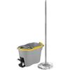 Apex Secchio Mocio Mop Rotante Cestello In Acciaio Lavapavimenti in Microfibra Apex