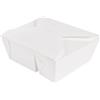 Garcia de Pou 50 pezzi - Scatole americane 2 compartimenti 'Thepack' 900+450 ml 230 + 12 Pp G/M2 15,2 x 12,1 x 6,5 cm bianco cartone ondulato Nano-Micro