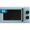 Cecotec Forno a Microonde Meccanico da 20 Litri Proclean 3010 Blue. 700 W, 6 Livelli Di Potenza, Modalità Sbrinamento, Segnale Di Fine Cottura, Lampada Interna, Timer Fino A 30 Minuti, Design Blu