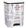 GREAT PLASTIC Pattumiera in plastica, Piccola, Colore: Bianco