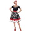 W WIDMANN MILANO Party Fashion - costume moda anni '50, abito con sottoveste, rockabilly, rock'n'roll, costumi in maschera