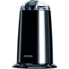 MPM MMK-07/C Macinacaffè Elettrico, Semi, Spezie e Noci, Doppia Lama in Acciaio Inossidabile, Velocità di Macinazione 40g/min, Capacità 40g, 140W, Nero