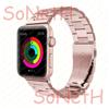 Apple CINTURINO METALLO FIBIA A FARFALLA APPLE WATCH NIKE+ 38mm A1860 S3 ORO ROSA