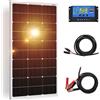 Dokio 100W Pannello Solare 12V Rigido - Barca, Roulotte, Autonomia