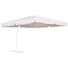 Yellowshop TELO RICAMBIO OMBRELLONE GIARDINO BRACCIO DECENTRATO 2x3 3x3 3x4 GARDA BIANCO