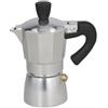 Tognana Mirror Caffettiera Moka, 0,5 Tazza, Alluminio, Grigio audm