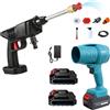 IDROPULITRICE A BATTERIA CON MINI SOFFIATORE INCLUSO 2 BATTERIE 48V