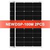 Dokio 100W/200W/400W Pannello Solare Rigido - Tetto, Campeggio
