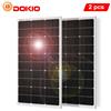 Dokio 100W/200W/400W Mono Pannello Solare Rigido 12V/18V FV,Camper,Barca,Tetto