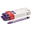 Caran d'Ache NEOCOLOR II 120 VIOLETT/VIOLET (7500.120) / Pastelli da 10 pezzi (Confezione da 1 pezzo) / Cera acquerellabile/Per carta, cartone, vetro, legno, pelle, pietra