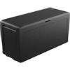 Keter Baule Portaoggetti Multiuso in Resina Effetto Rattan Grafite 116,7 x 44,7 x 5...