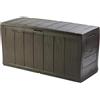 Keter Baule Portaoggetti Multiuso Sherwood Brown 270 Litri 117 x 45 x 58 cm