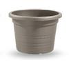 VECA SET 2 PZ CILINDRO LISCIO VASO in PLASTICA Ø 80x57xh56cm 168 Lt PIANTE AGRUMI