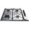 Indesit PAA 642 IX/I WE1 Acciaio inossidabile Da incasso 58 cm Gas 4 Fornello(i)