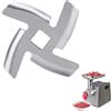 Helweet Lama Tritacarne Coltello per Tritacarne Lame per Tritacarne Meat Grinder Blade