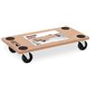 HIT CARRELLO CON RUOTE PIANO LEGNO 58x29cm TRASPORTO TRASLOCO MOBILI PORTATA 200 KG