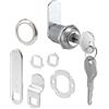 PRIME-LINE U 9943KA Serratura per Cassetto e Armadietto, 7/8, Diecast, Acciaio Inox, 9/16 Max. Pannello