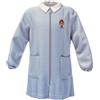 SIGGI Grembiule asilo con zip da bambino Siggi celeste