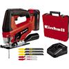 Einhell Seghetto alternativo a batteria TC-JS 18 Li (1x2,5 Ah) Power X-Change (i