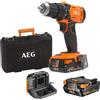 AEG TRAPANO A PERCUSSIONE BRUSHLESS 18V 2 BATTERIE 2Ah+CARICATORE BSB 18G4-202C AEG