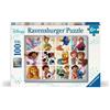 Ravensburger - Puzzle Disney Multicharacter, Puzzle 100 Pezzi XXL, Puzzle Bambin