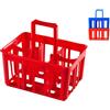 HEIDRUN 4152100 Cestello Porta Bottiglie 6 Posti in Polipropilene, Colori