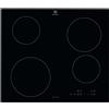 Electrolux Piano Cottura Induzione 4 Zone 60 cm da Incasso Nero EIB60424CK