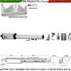 Securvera PISTONE ELETTROMECCANICO 230 V CORSA 400 MM CANCELLO AUTOMATICO RICAMBIO DEA BTF