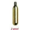 Byte KIT 2 BOMBOLETTE CON FILETTO 16GR CO2 PER RIPARAZIONE PNEUMATICO GOMMA BICI BIKE