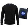 Hermet Felpa INTER F.C. girocollo in cotone garzato con sacca S M L XL XXL unisex